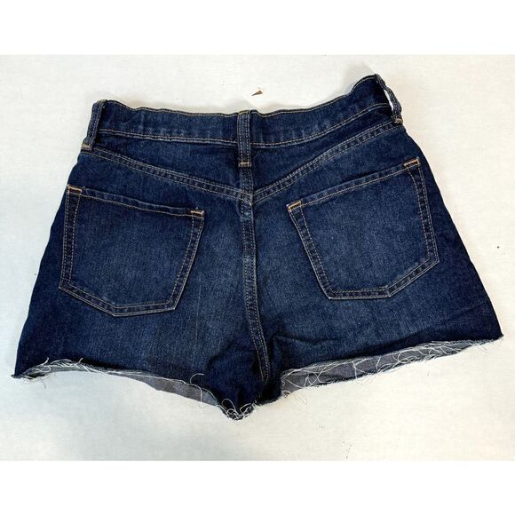 Old Navy High Rise Jean Shorts Adjustable Waist Cut-Offs - Girls Size 14 - Picture 2 of 9